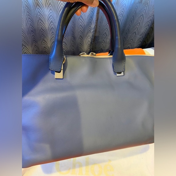 Chloe python & leather tote bag - Picture 3 of 6